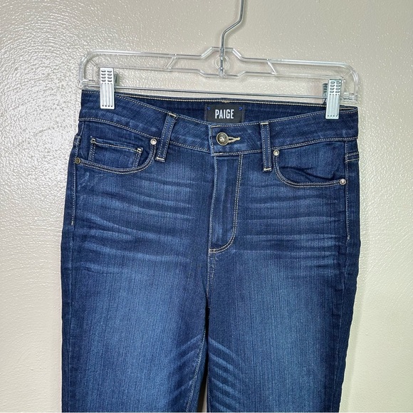 PAIGE Dark Wash Hoxton Ankle Skinny Jeans Size 25 - Picture 9 of 9